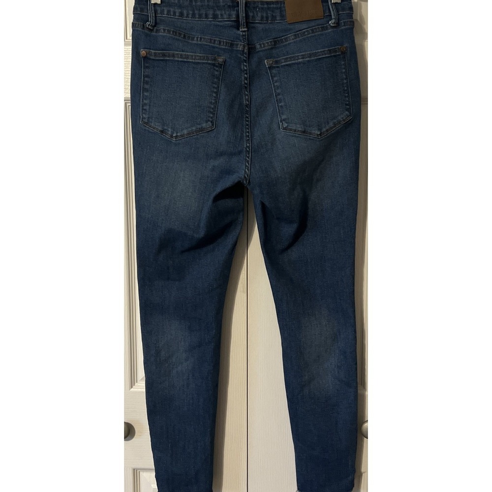 Judy Blue High Waisted Frayed Slit Hem Skinny Fit Jeans Size 13/31 (30x28) - Picture 10 of 10